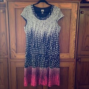 Anne Klein Patterned Dress